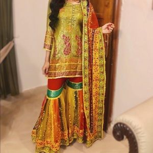 mehndi gharara